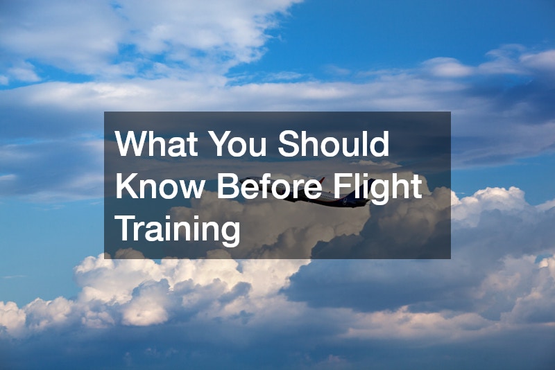 What You Should Know Before Flight Training